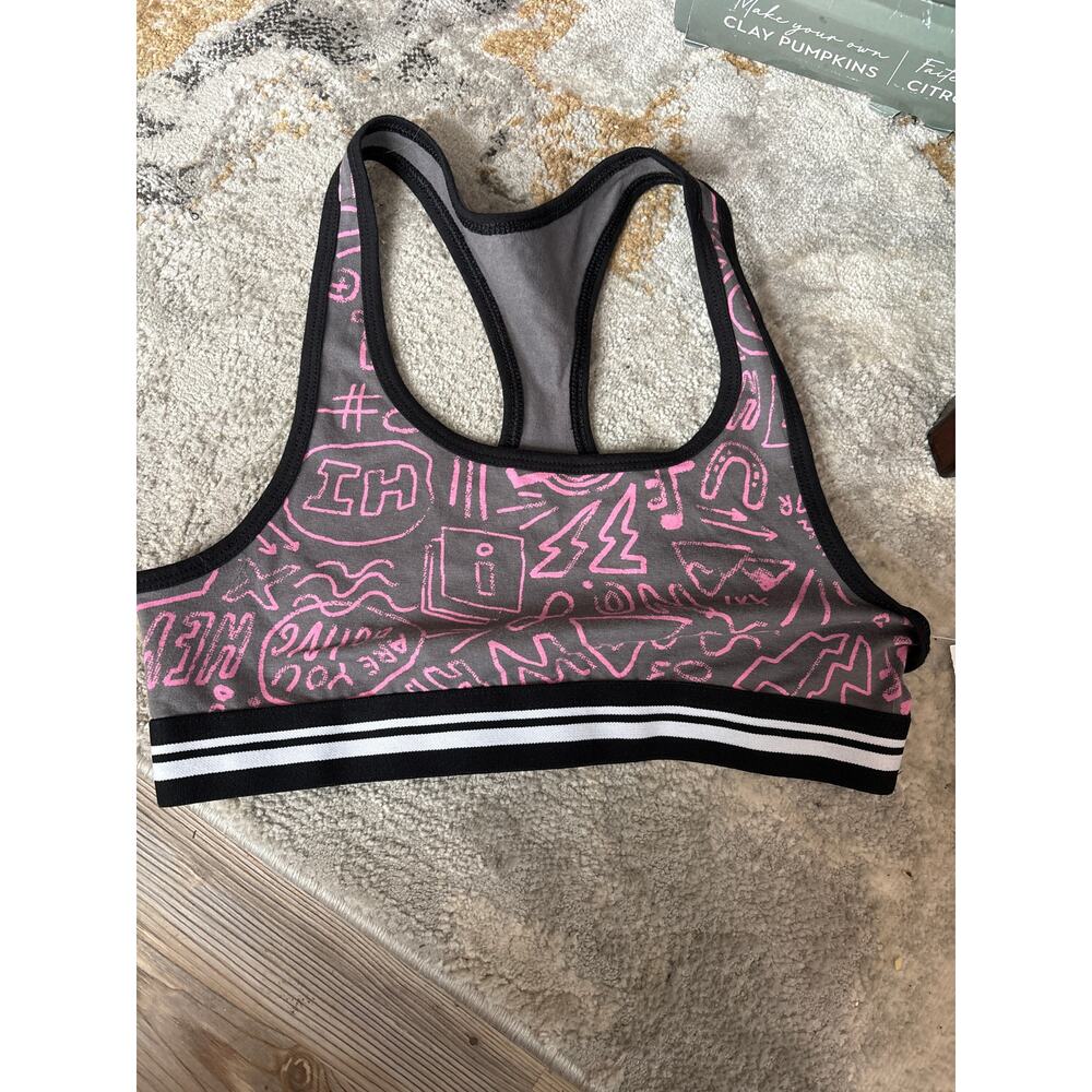 Treasure and bond sports bra gray and pink size 14/16